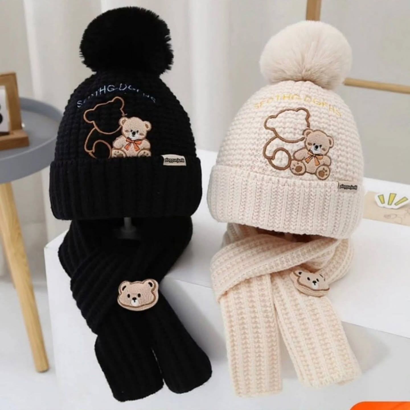 شال و کلاه بافت بچگانه