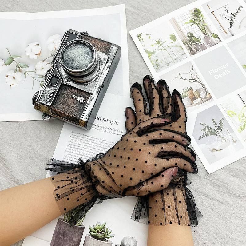 دستکش توری پلنگی